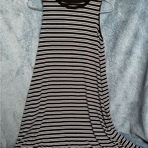 Time and Tru Monochrome Striped Top